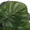 24" Tall, Artificial Plant, Alocasia, Indoor, Faux, Fake, Table, Greenery, Potted, Real Touch, Decorative - Green / Black - Image 2