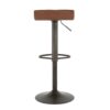 Ale - Industrial Barstool (Set of 2) - Brown - Image 5
