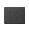 Classic Fabric Ottoman With Birch Wood Legs And High Quality Foam Padding - Dark Gray - Image 7