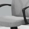 Office Chair, Adjustable Height, Swivel, Ergonomic, Comfortable Seating, Contemporary & Modern - Gray - Image 2