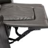3 Seater Home Theater Recliner Manual Recliner Chair With Two Built-In Cup Holders For Living Room - Gray - Image 15