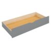 Queen Size Platform Bed With With 2 Big Drawers, Twin Long Size Trundle - Gray - Image 7