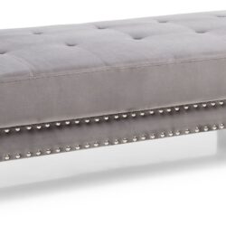 Ottoman For Contemporary Homes - Gray