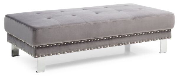 Ottoman For Contemporary Homes - Gray