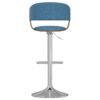 Lowell - Adjustable Swivel Bar Stool - Blue - Image 4