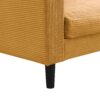 Modern Upholstered 2 Piece Sofa Set, Comfy Corduroy For Living Room And Small Spaces - Orange - Image 11