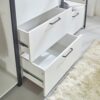 Fiona - Freestanding Walk In Wood Closet System, Metal Frame Melamine - White - Image 6