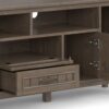 Lev - Handcrafted TV Media Stand - Smoky Brown - Image 5