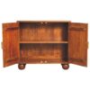 Carved Ball Cabinet - Chestnut - Image 4
