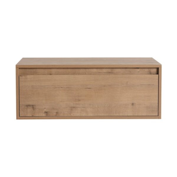 Contemporary 30" Bathroom Cabinet With Soft Close Drawer In Excluding Sink - Imitative Oak
