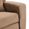 Kids Recliner Chair, Kids Upholstered Couch With One Cup Holder, Toddlers Recliner With Headrest And Footrest - Brown - Image 14
