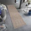 Guros - 2' X 8' Traditional Indoor / Outdoor Area Rug - Natural - Image 2