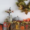 Knite Pumpkin Ornament Decor For Holiday Harvest Festival Fall Festival & Thanksgiving (Set of 2) - White / Gray - Image 3