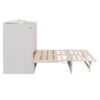 Full Size Murphy Bed With Large Drawers, Space Saving Design - White - Image 7