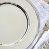 Plastic Charger Plate (Set of 8) - Silver - Image 4