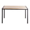 Fuji - Contemporary Dining Table - Black / Natural - Image 4