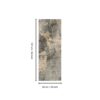 Fenix - Runner Rug - Cream / Gray - Image 6