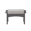 Honolulu - Modern Chat Set of 5 With Wicker - Gray / Silver - Image 7