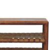 Regency - Woven 2 Slot Shoe Rack - Brown - Image 6