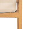 Belfast - Dining Chair (Set of 2) With Frame And Textile For Outdoor Use - Teak / Beige - Image 6