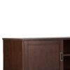 Draper - Mid Century Low TV Media Stand - Medium Auburn Brown - Image 9