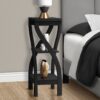 Accent Table, Square, Transitional - Black - Image 4