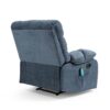 Contemporary Massage Recliner With Pillow Tufted Design - Charcoal - Image 11