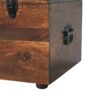 Buffalo - Hide Leather Storage Trunk - Brown - Image 6