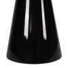 Modern High Gloss Minimalist Round Dining Table - Black - Image 12