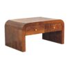 Darcy - Coffee Table, 2 Drawer - Chestnut - Image 2