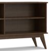 Draper - Mid Century Low Bookcase - Walnut Brown - Image 5