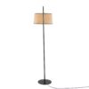 Daniella - Salon Contemporary Floor Lamp - Black / Natural - Image 5