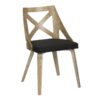Charlotte - Farmhouse Chair (Set of 2) - White Washed / Charcoal - Image 2