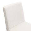 Modern Dining Table Set For 6 Faux Marble Kitchen Table Set With 6 Upholstered Dining Chairs, 7 Piece - White / Golden - Image 22