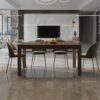 Albany - Solid Wood Dining Table For 6, Small Kitchen And Breakfast Table - Espresso - Image 4