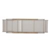 Hargrove - Outdoor Patio Aluminun Chaise Lounge, Outdoor Mesh Seat - Natural / Silver - Image 14