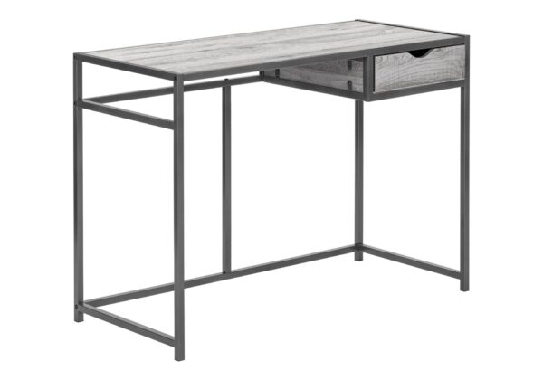 Computer Desk For Home Office, Laptop, Storage Drawer, Contemporary & Modern - Gray