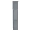 Queen Size Murphy Modern Bed With Top Cabinets For Space Saving And Comfort - Gray - Image 10