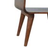 Curved Open Nightstand - Antique Brown / Chestnut - Image 3