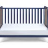 Brees Island - 3 In 1 Convertible Crib Midnight - Blue, Brownstone - Image 4