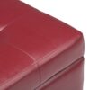 Cosmopolitan - Storage Ottoman - Red - Image 7