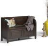 Connaught - Entryway Storage Bench - Dark Chestnut Brown - Image 8
