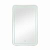 Rectangle Medicine Cabinet Mirror Bathroom Mirror With Storage Wall Mounted Medicine Mirror Cabinet With LED - Sliver - Image 10