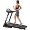 Folding Electric 3.5Hp Treadmill With Incline Medium Running Machine Motorised LCD Gym 330Lbs Folding Treadmill Electric Motorized Power 14.8Km / H Running Fitness Machine Gym - Black - Image 4