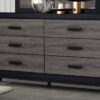 Soluto - Dresser - Gray / Black - Image 6