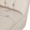Chaise Lounge With Button Tufted Diamon Stitch - Beige - Image 11