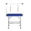 Large Grooming Table For Pet Dog And Cat With Adjustable Arm And Clamps Large Heavy Duty Animal Grooming Table - Blue - Image 3