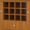 Bedford - Sideboard Buffet And Wine Rack - Light Golden Brown - Image 5