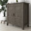Burlington - Low Storage Cabinet - Farmhouse Gray - Image 6