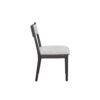 Comfortable Upholstery Cresent Chair (Set of 2) - Peppercorn - Image 4